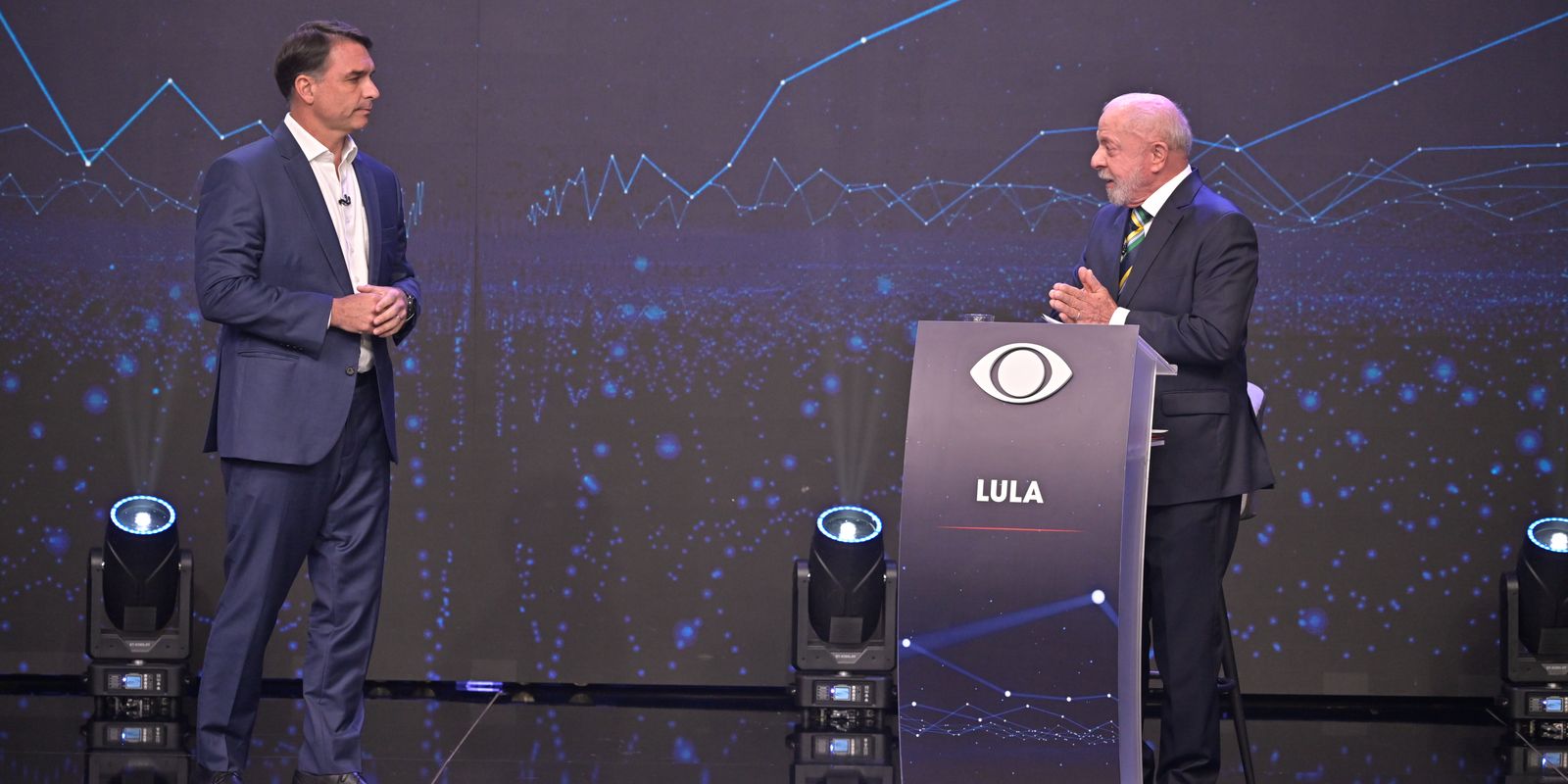 Lula confronta Flávio sobre R$134 milhões e acusações no debate