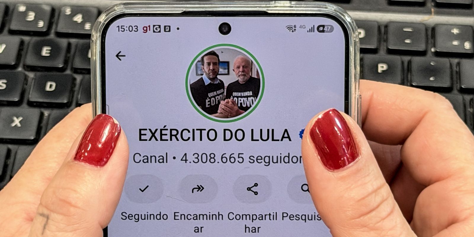 Lula registra no TSE canal 'Exército do Lula' com 4 milhões de inscritos